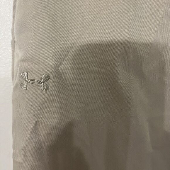 EUC Under Armour Golf Performance Capri Tan Beige Women's Size 6 - Picture 2 of 6